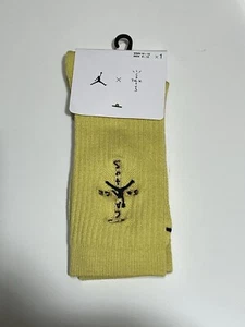 Nike Jordan Travis Scott Everyday Cushion Crew Socks Black Size Large FV4054-308 - Picture 1 of 4