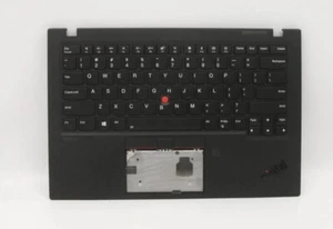 OEM Lenovo ThinkPad X1 Carbon Gen 7th US Keyboard C-Cover 5M10W85882 5M10W85954 - Zdjęcie 1 z 2