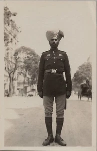 Antique Photograph c1900 Beautiful Image Officer in Uniform India - Picture 1 of 5