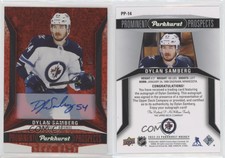 2022 Parkhurst Prominent Prospects Red /10 Dylan Samberg #PP-14 Rookie Auto RC