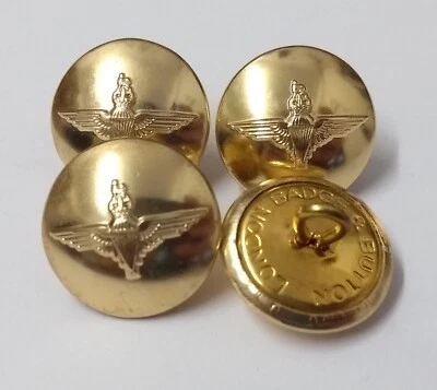 Parachute Regiment Buttons Standard Service Dress No1 / No2 Issue X 4 - NEW