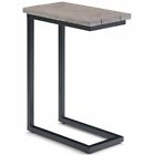 Simpli Home Skyler Contemporary End Table In Birch And Black