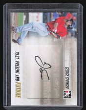 2013 In The Game George Springer Past, Present, and Future Prospect Auto 
