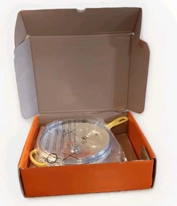 Le Creuset Signature Cassadou Cast Iron w/ Glass Lid 3.75 QT/10 ¼" Color: Soleil - Picture 1 of 24