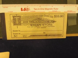 BLY OREGON-SYCAN STORE 10$ GUTSCHEINBUCH POSTFRISCH 1940ER WW11 - Bild 1 von 2