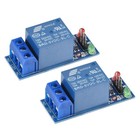 Relè Modulo 1 Canale 5V Basso Livello Grilletto Modulo Blu per DSP 2pz