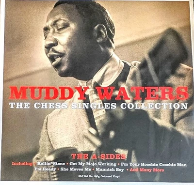 MUDDY WATERS CHESS SINGLES COLLECTION- 180-GRAM WHITE VINYL 2-LP SET " NEW " - Image 1 of 2