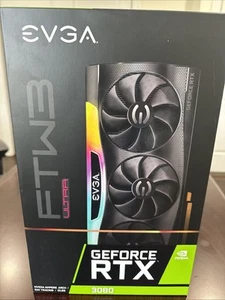 EVGA GeForce RTX 3080 FTW3 ULTRA GAMING 10GB GDDR6X Graphics Card... - Picture 1 of 2