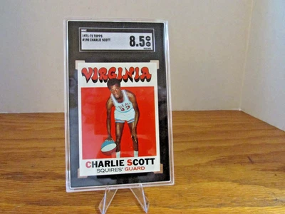 Baloncesto Topps 1971 Charlie Scott # 190 SGC 8,5 # 9937495 Foto 1 de 4