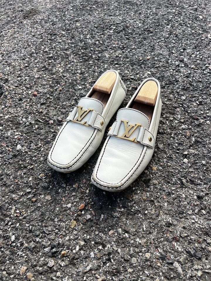 Louis Vuitton Men's Monte Carlo Moccasin Loafers Leather US 9 no box - Image 1 of 4