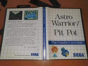 Jeu SEGA Master System - Astro Warrior & Pit Pot Version Allemande - TOP / CIB - Picture 1 of 2