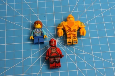 Lego Nexo Caballeros Figura Lote 3 Figuras + Piezas Foto 1 de 3