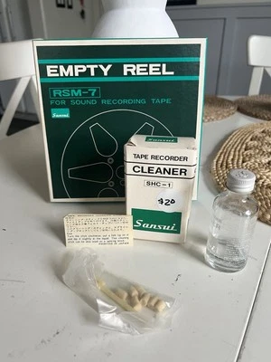 Limpiador grabadora de cinta Sansui SHC-1 usado raro de colección - más extra Foto 1 de 4