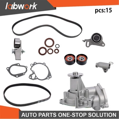 Timing Belt Kit + Water Pump For Mitsubishi Triton ML MN 4D56T 2.5L DOHC Turbo - image 1 of 4