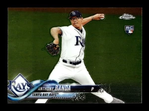 2018 Topps Chrome Anthony Banda #54 RC Tampa Bay Rays - Bild 1 von 2