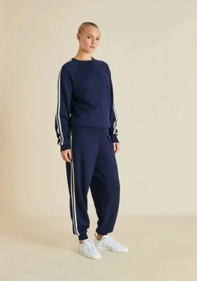 Conjunto de chándal OLIVIA VON HALLE azul seda cachemir Missy Paris, talla S Foto 1 de 4