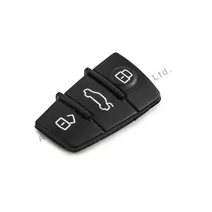 Almohadilla de botones de goma para Audi A5 S5 A6 S6 A6L Q7 3 botones reparación remota de teclas abatibles - Imagen 1 de 1
