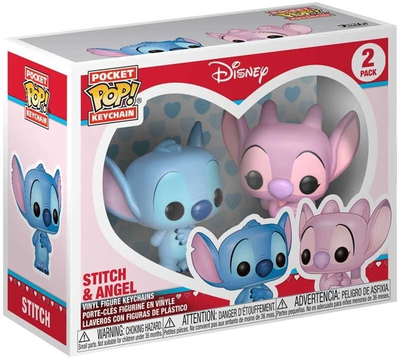 Funko Pocket Pop Llavero Disney's Lilo & Stich - Stitch and Angel (Pack de 2) Foto 1 de 1