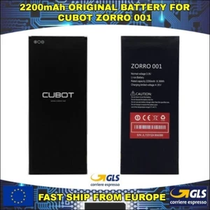 AKKU BATTERY CUBOT ZORRO 001 AKKU CUBOT 2200mAh GARANTIE ITA - Bild 1 von 2