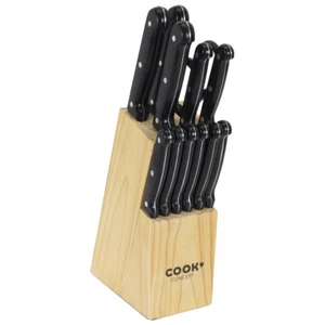 Messerblock Holz mit Messern bestück 13-teilig Cook Concept #HA0001 - Bild 1 von 6