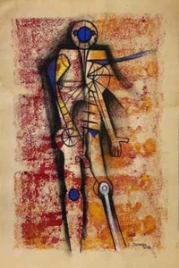 Rufino Tamayo, Mixed media on paper. - Picture 1 of 1