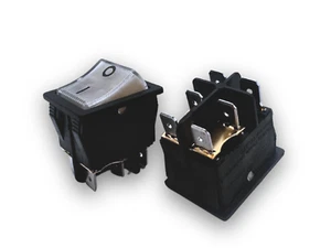 Interruttore a dondolo saldatrice ON/OFF (16A/25A 125/250VAC) (16A 32VDC) KCD25 - Foto 1 di 3