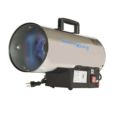 Soplador calentador de propano de aire forzado portátil Flame King salida de 60.000 BTU Foto 1 de 4