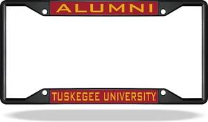 Marco de matrícula negro personalizado de Tuskegee University ALUMNI - Imagen 1 de 1