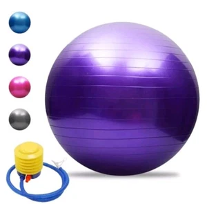 Anti-Burst Gymnastikball Yogaball mit Luftpumpe verdickter Fitnessball für Fitness, - Bild 1 von 1