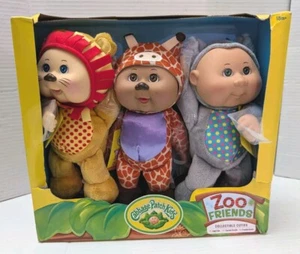 NIB Cabbage Patch Kids Zoo Woodland Friends Collectible Cuties Dolls 3 Pack😃 - Picture 1 of 3