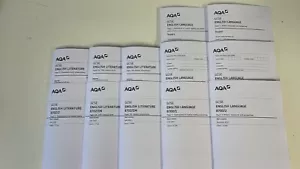 5x English Past GSCE Exam Papers Foundation A5 Booklet With Answer Sheet - Picture 1 of 1