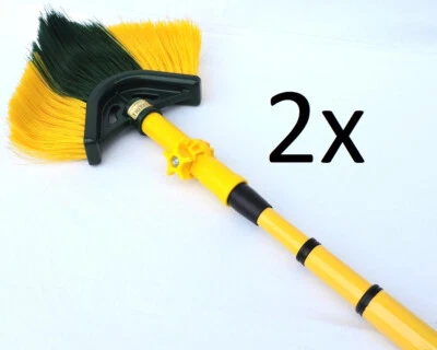 2x Claw Broom - Claw Corner Broom with Telescopic Handle 340cm - Premium + Discount - Image 1 of 4