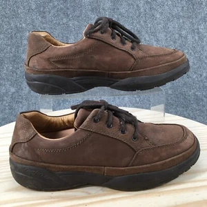 Dr. Comfort Sneaker Mens 10W Brown Justin Lace Up Walking Shoes Casual Leather - Picture 1 of 15