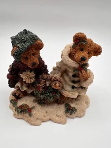 Boyds Bears Collezione Edmund & Bailey.. Gathering Holly # 2240 Ritirato 2000 - Foto 1 di 6
