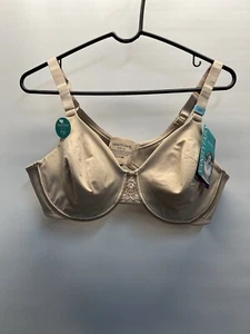 Vanity Fair Beauty Back Minimizer Bra Size 40C 76080 Beige - Picture 1 of 4