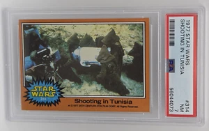 1977 Star Wars #314 Shooting in Tunisia PSA NM 7 - Picture 1 of 2