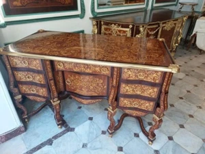 17 Century Representative Bureau Mazarin Desk || Handmade Bronze Style- NEW - Picture 1 of 7