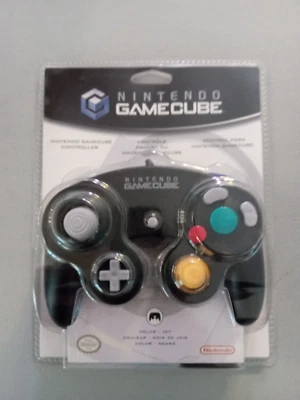 Official Black Controller Blister Nintendo GameCube New Factory Sealed Mint - Image 1 of 2