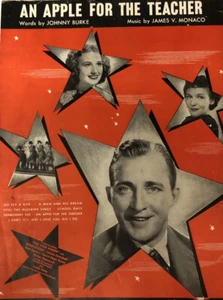 Partituras 1939 Bing Crosby Una manzana para el profesor - Imagen 1 de 5