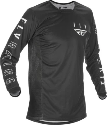 Camiseta deportiva para hombre Fly Racing Kinetic K121 negra/blanca Foto 1 de 2