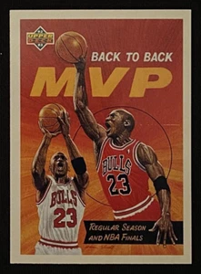 Michael Jordan 1991 - 92 Chicago Bulls Alan Studt tarjeta de baloncesto mazo superior #67 - Imagen 1 de 2