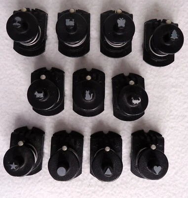 Paper Punch Metal Lot 11 Cat Dog Dino Train Tree Shapes Scrapbook Confetti Tools - Image 1 of 4