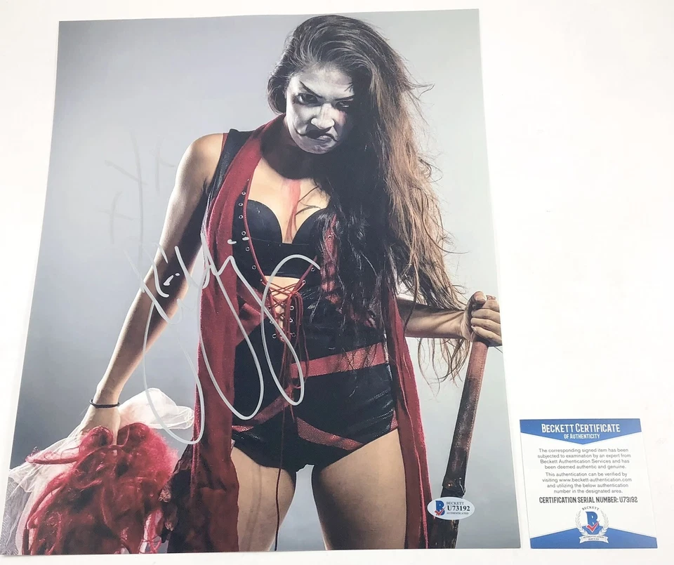Фотография TNA Impact Wrestling Knockout Su Yung с автографом 11x14 сертификат подлинности BAS - Изображение 1 из 1