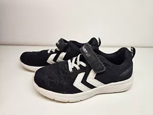 hummel Schuhe Gr 34 Sneaker Turnschuhe Hallenschuh schwarz weiß - Bild 1 von 5