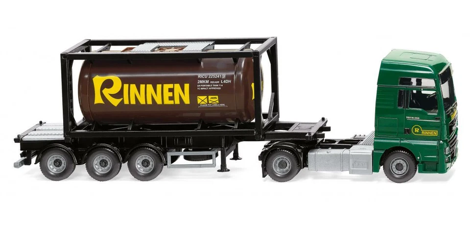 WIKING 53606 Man TGX C Autocisterna Autoarticolato 20' " Vassoi ",Ho,Nuovo 2021 - Immagine 1 di 1