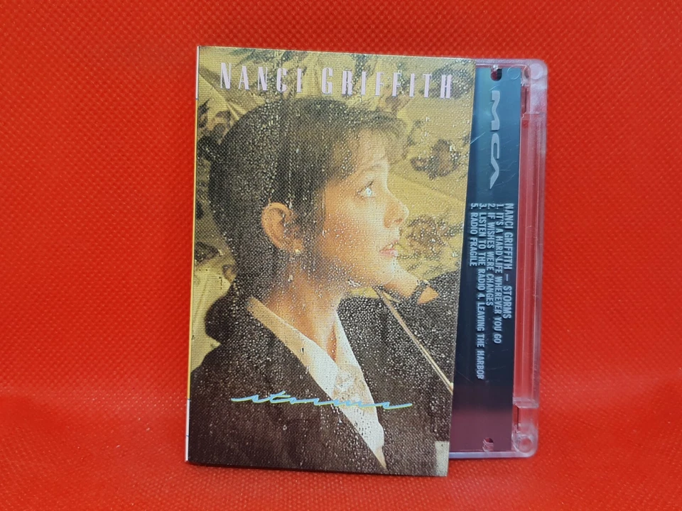 Nancy Griffith - Storms (1989) Cassette RARE (VG+) - Image 1 of 2