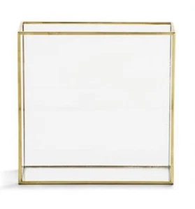 8" Square Vase by Two's Company - Picture 1 of 2