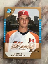 2005 Bowman Draft Picks & Prospects Gold #BDP14 - BDP163 Pick Your Baseball Card