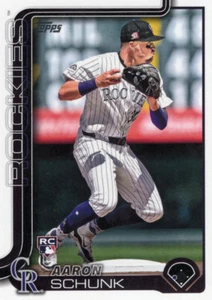 2025 Topps #196 Aaron Schunk - Picture 1 of 2