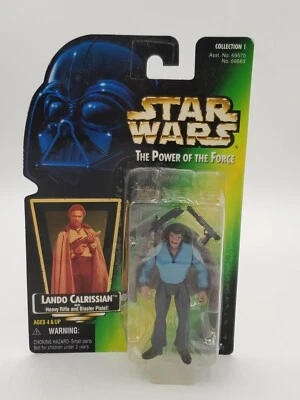 Star Wars Lando Calrissian Skiff Guard Green Carded 3.75 Figure POTF RARE ROTJ - Image 1 of 4